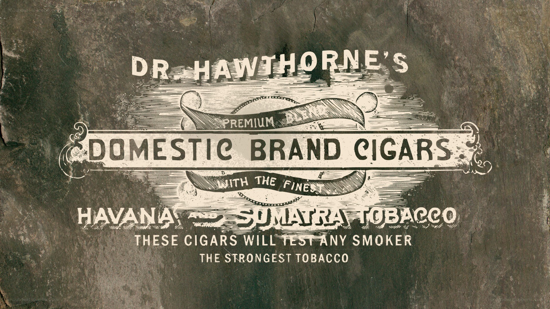 Dr. Hawthorne's Cigar Ad