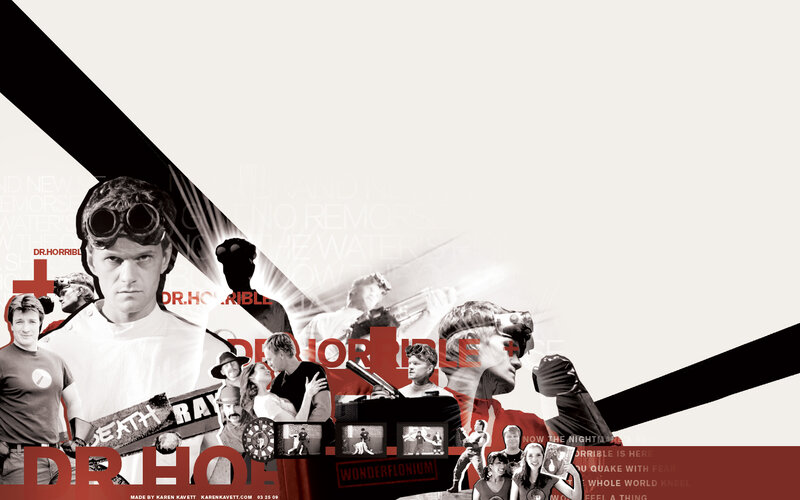 Dr. Horrible collage artwork