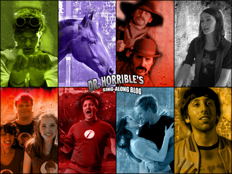 Dr. Horrible's Sing-Along Blog collage