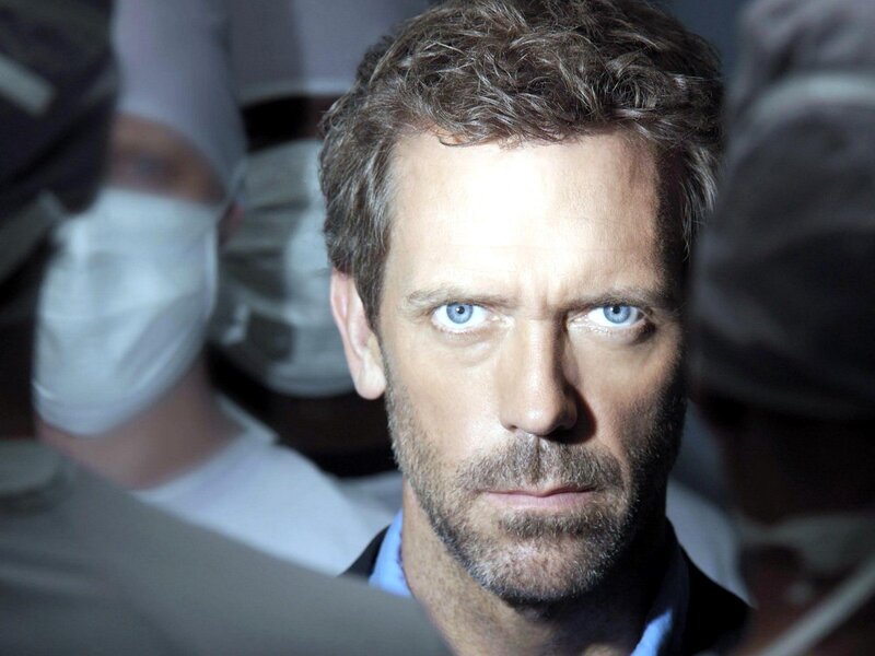 Dr. House in a hospital scene