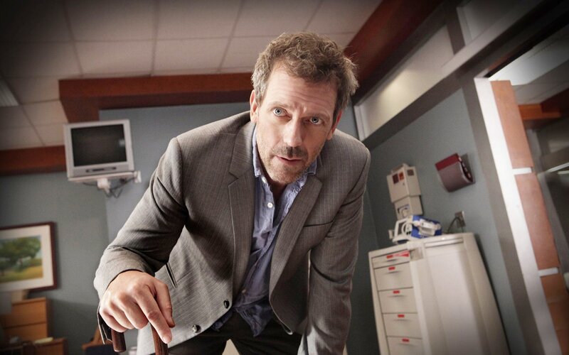 Dr. House in hospital office