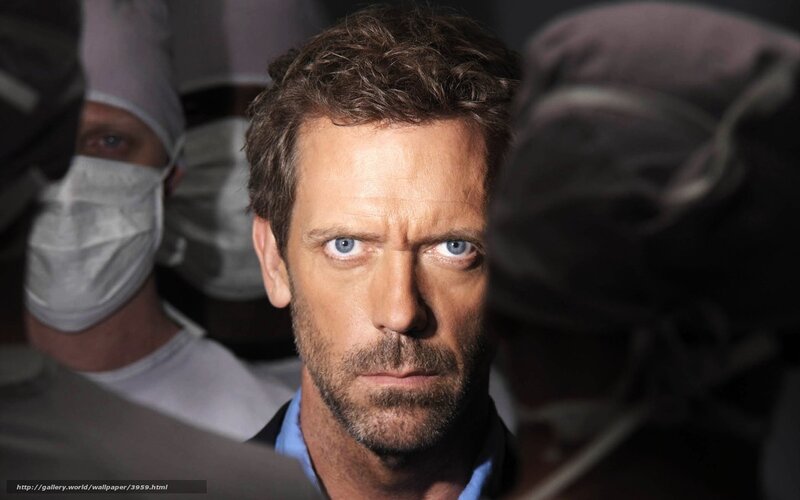 Dr. House in hospital scene