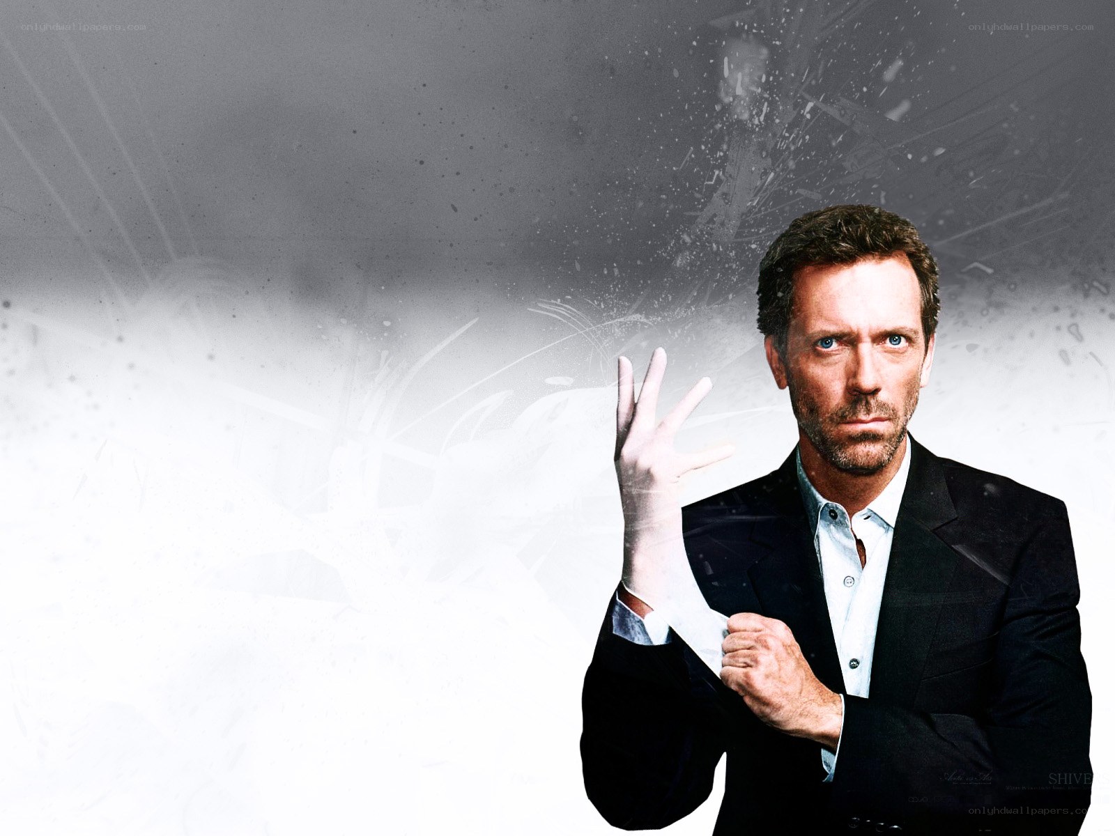 Dr. House with hand gesture