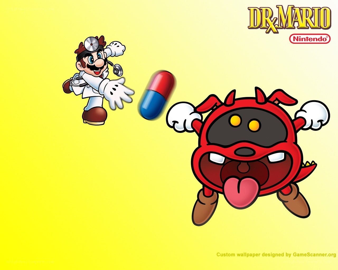 Dr. Mario and a bug