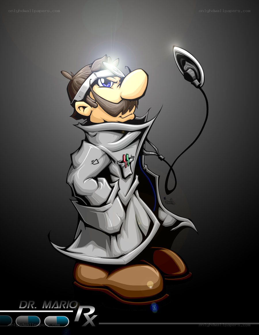 Dr. Mario character art