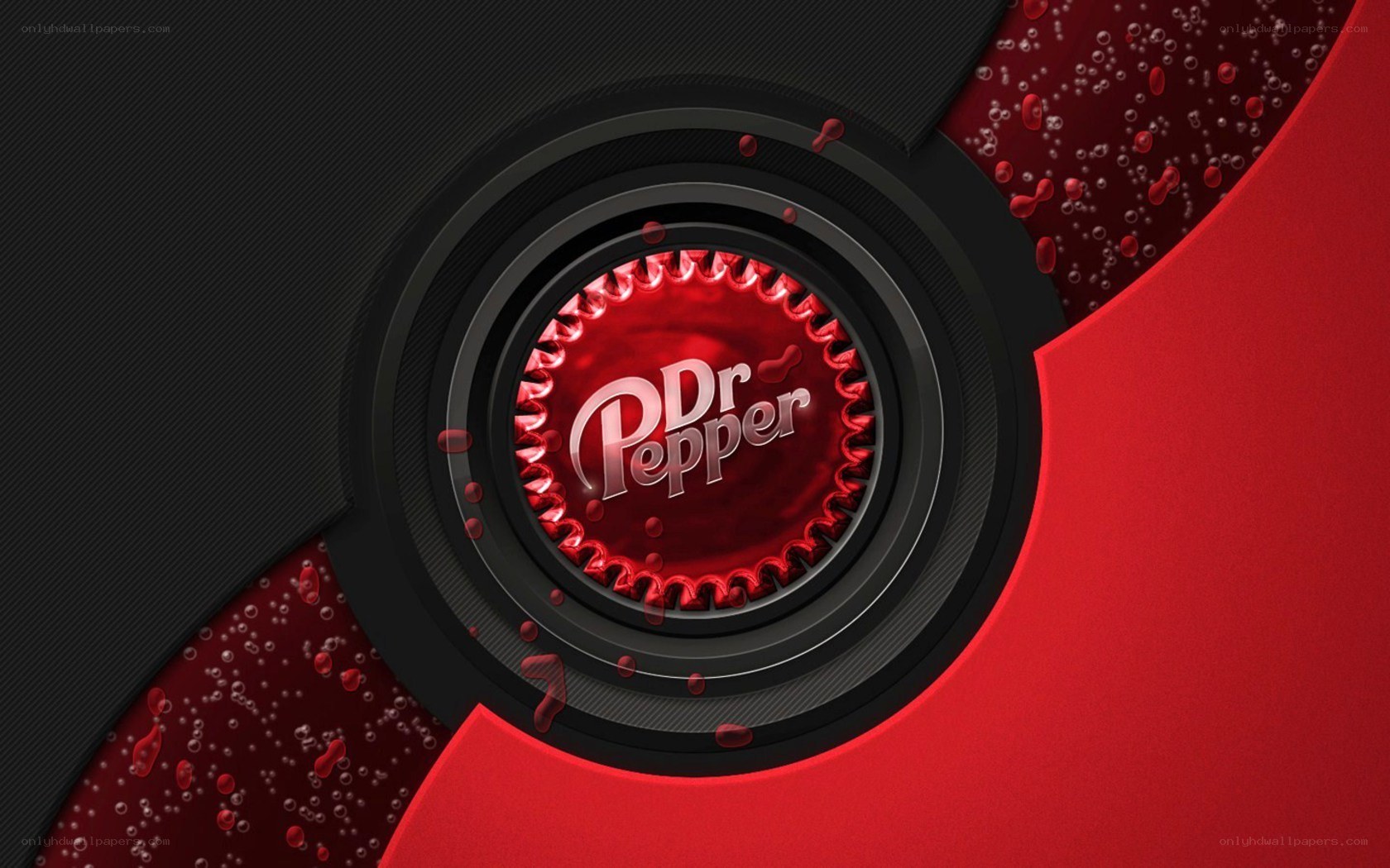 Dr Pepper bottle cap design