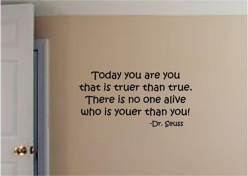 Dr. Seuss quote wall art