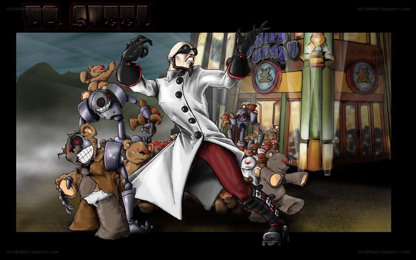 Dr. Sneed and his bear army