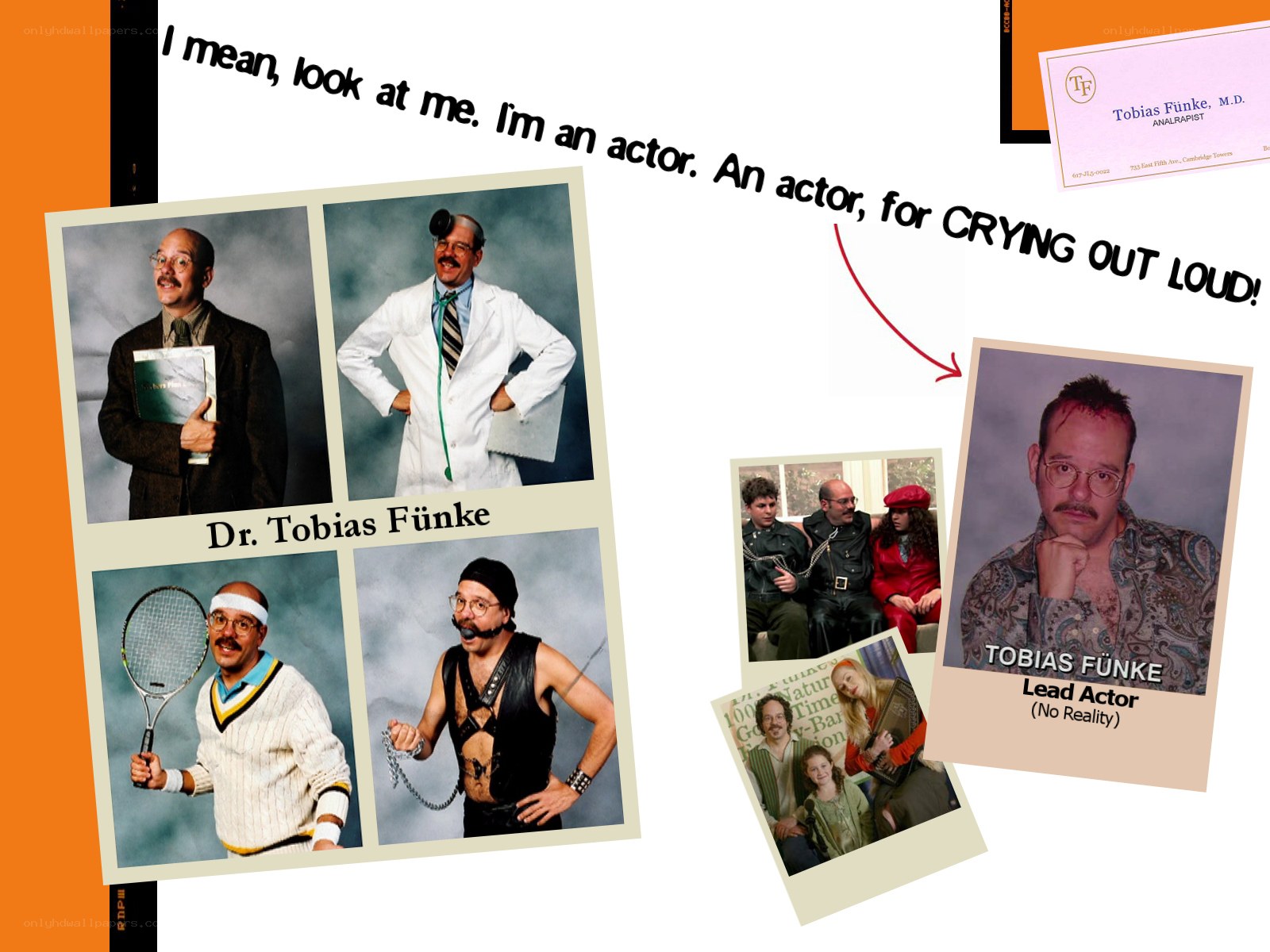 Dr. Tobias Funke collage