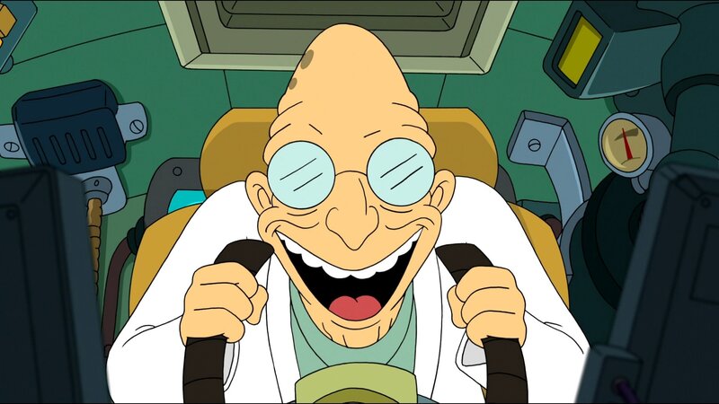 Dr. Zoidberg in Cockpit