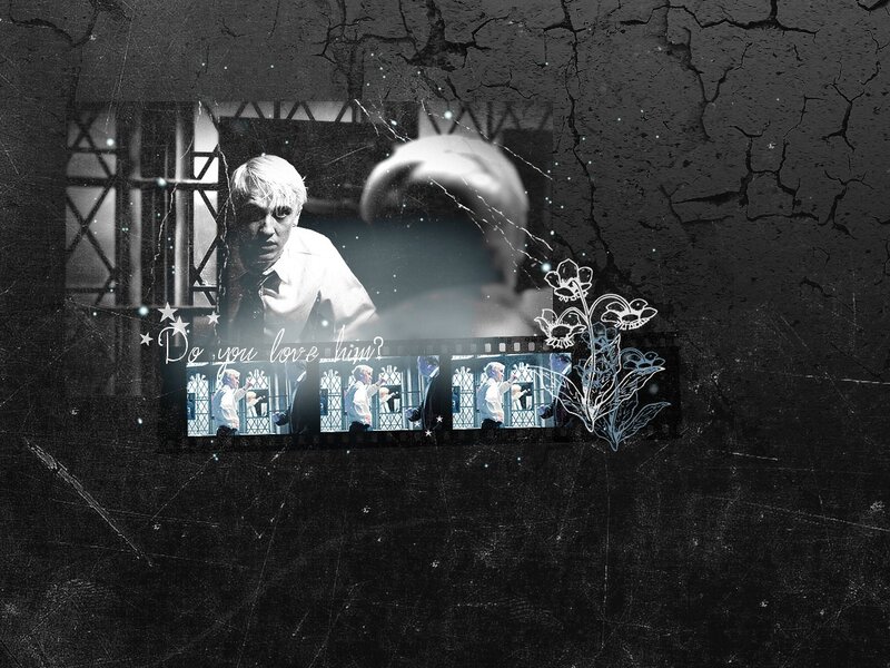 Draco Malfoy film strip collage
