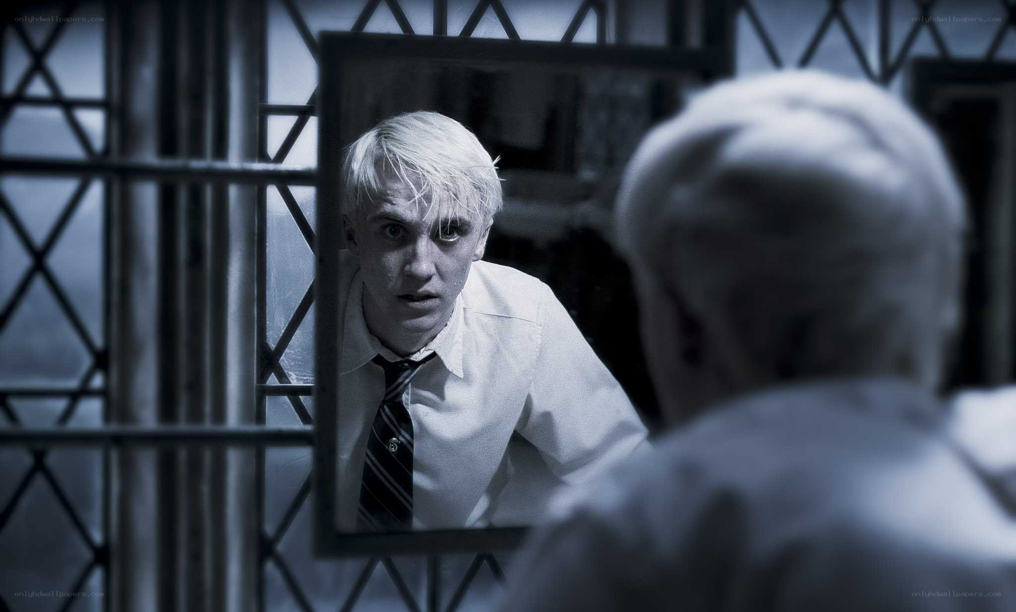 Draco Malfoy in the mirror