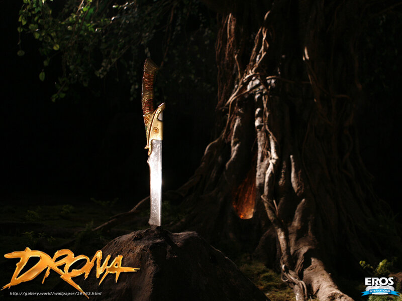 Draconic sword in forest