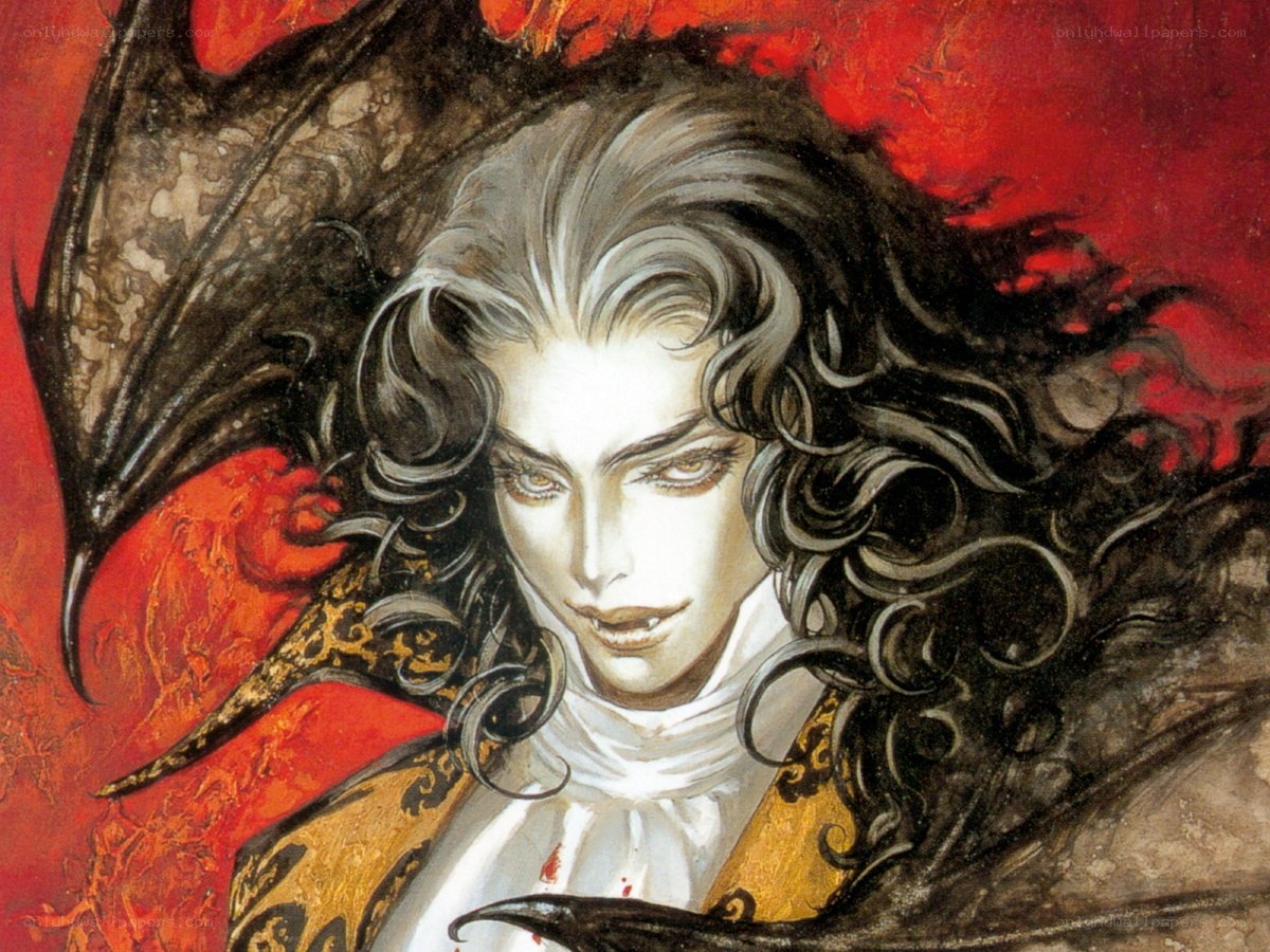 Dracula character portrait