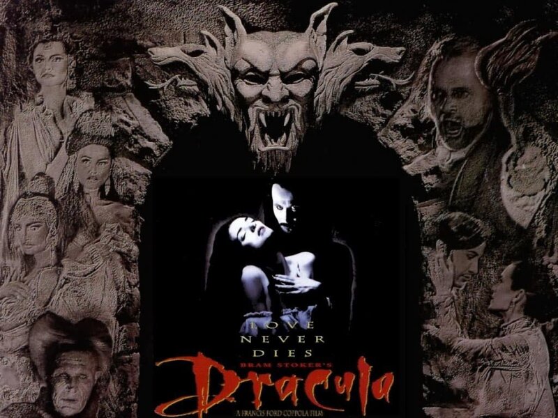Dracula Movie Poster — Black, Dramatic, Dark, Night