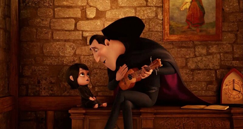 Dracula Playing Ukulele