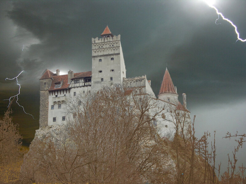 Dracula's Castle in a Storm