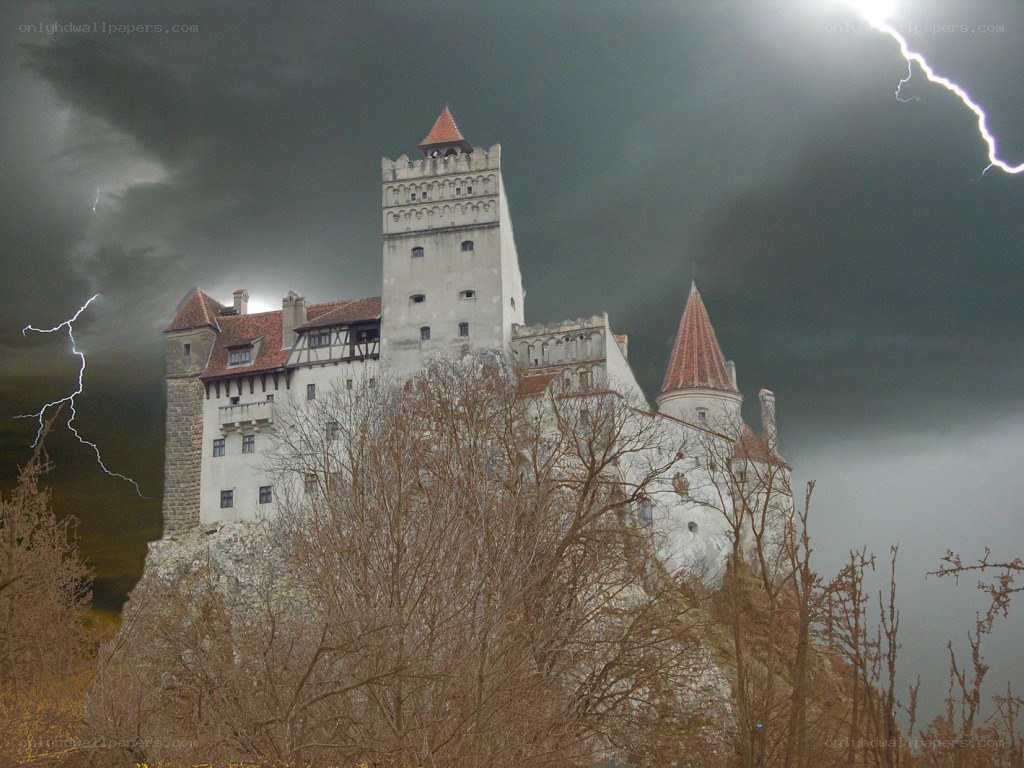 Dracula's Castle in a Storm