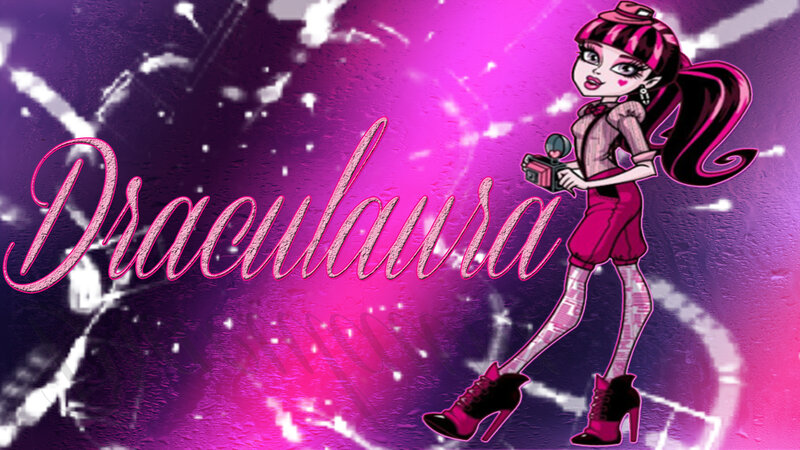 Draculaura Character — Pink, Dramatic