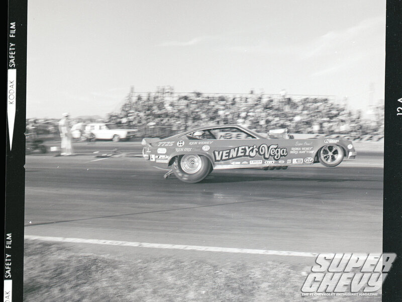 Drag Racing Car — Black, Dynamic, Afternoon, Photograph, Crowd, Spectators