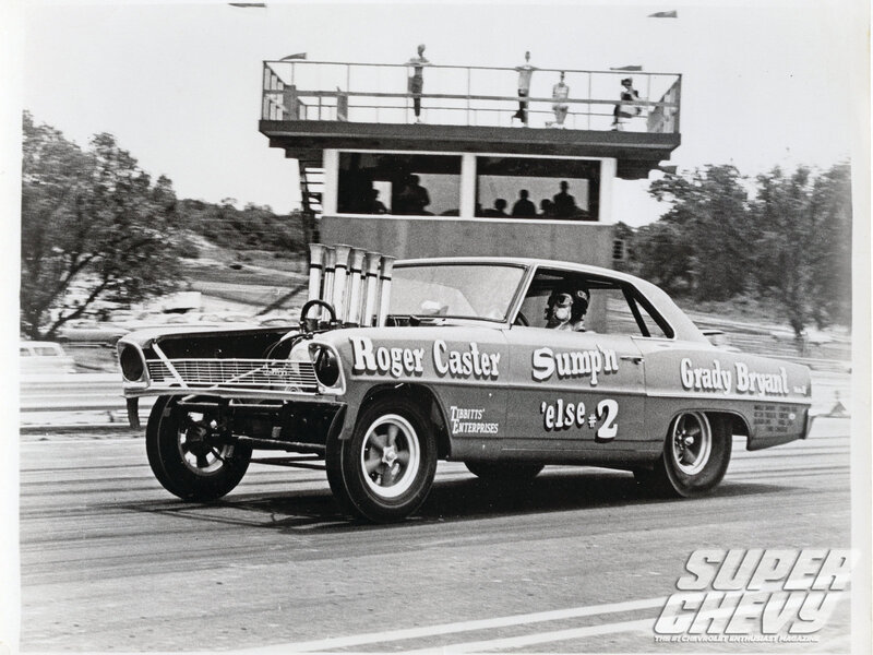 Drag Racing Car — Black, Dynamic, Afternoon, Photograph, Race Track, Spectator Stand