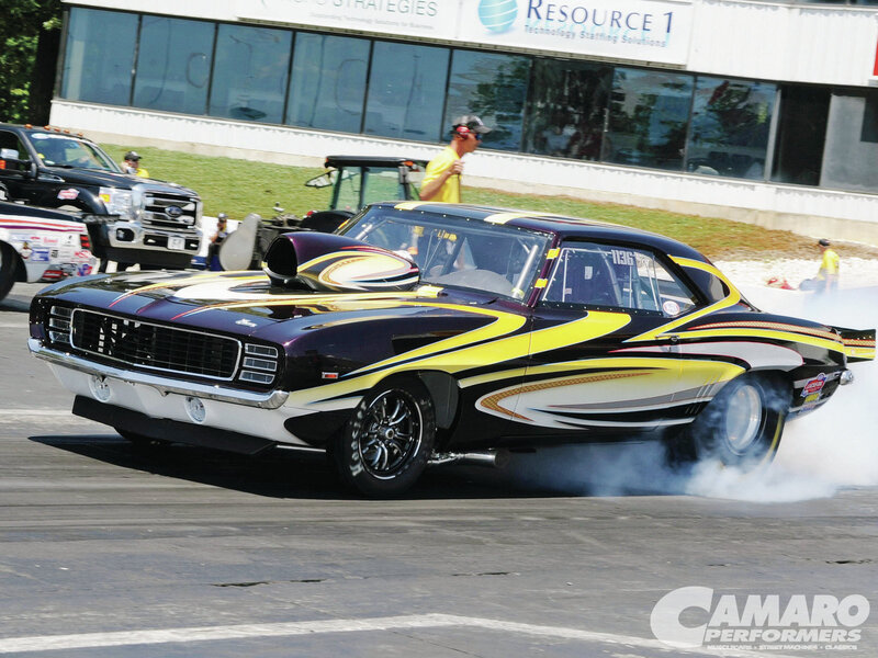 Drag Racing Car — Black, Dynamic, Afternoon, Photograph, Smoke, Truck