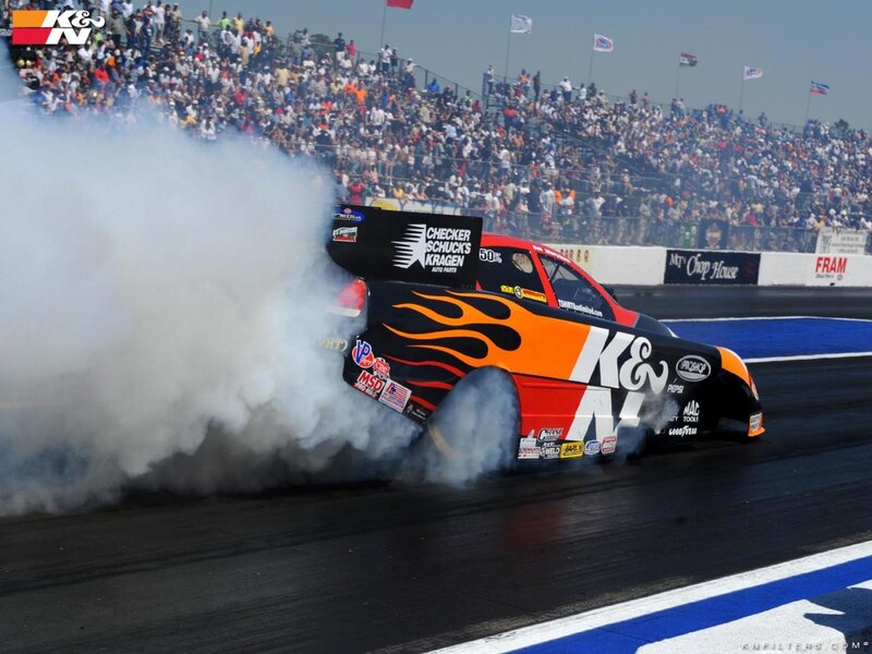 Drag Racing Car — Black, Dynamic, Afternoon, Photograph
