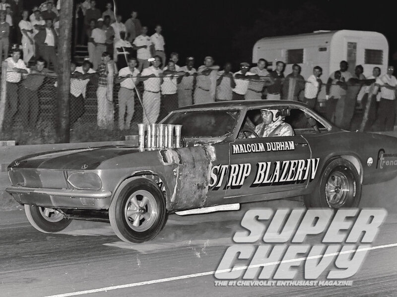 Drag Racing Car — Black, Dynamic, Night, Photograph, Crowd