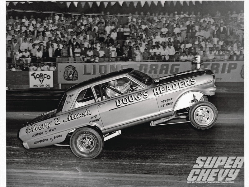 Drag Racing Car — Black, Dynamic, Night, Photograph