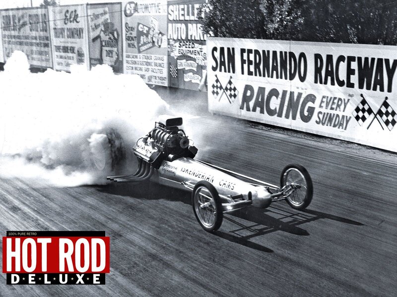 Drag Racing Car — Black, Dynamic