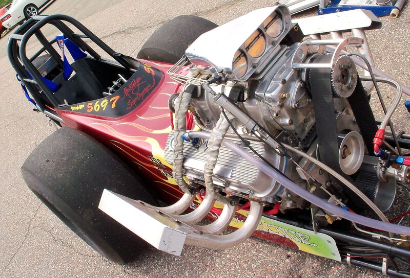 drag racing car engine