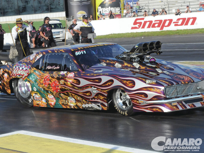 Drag Racing Car — Purple, Energetic
