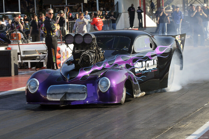 Drag Racing Car — Purple