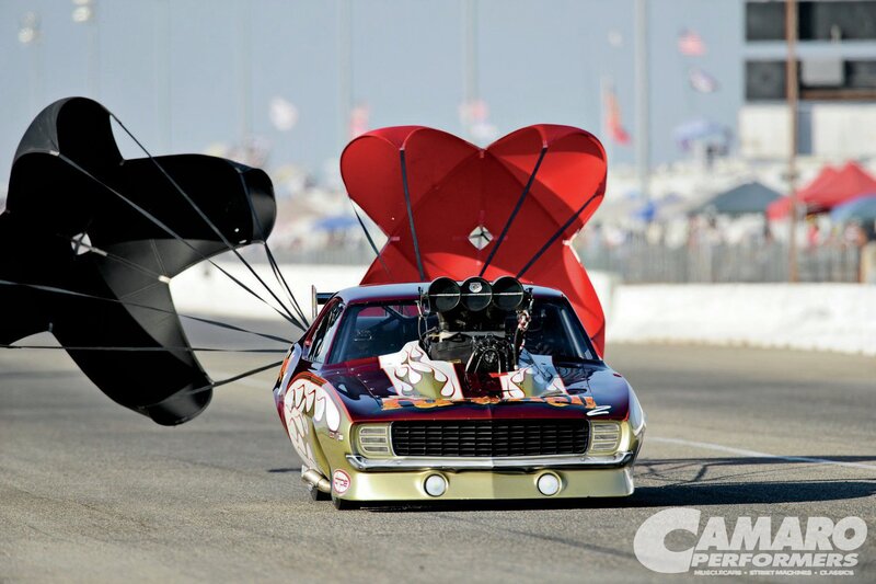 Drag Racing Car — Red, Dynamic, Afternoon, Photograph