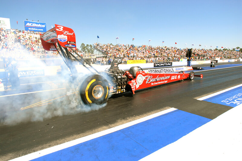 Drag Racing Car — Red, Energetic