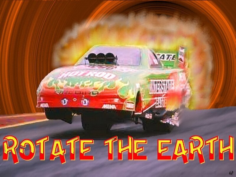 Drag Racing Car — Red
