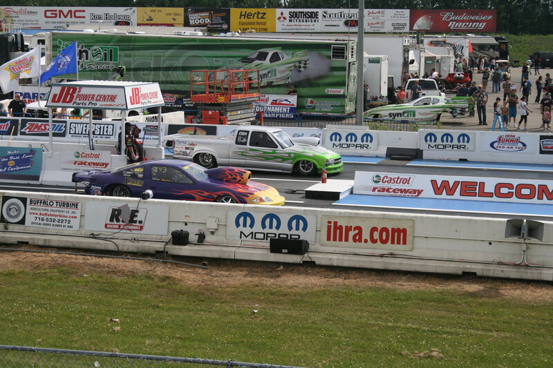 Drag Racing Cars — Green, Active, Afternoon