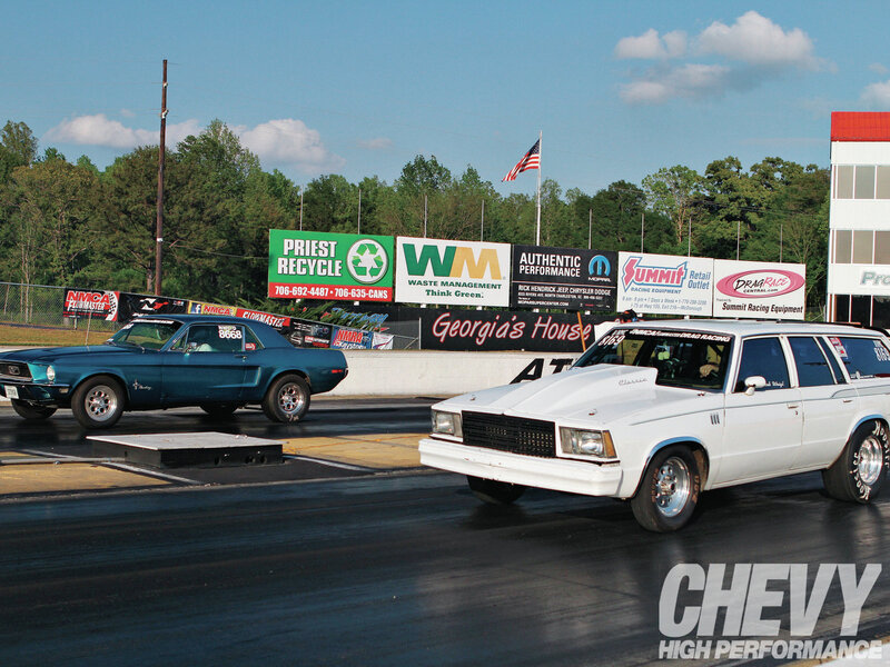 Drag Racing Cars — White, Competitive