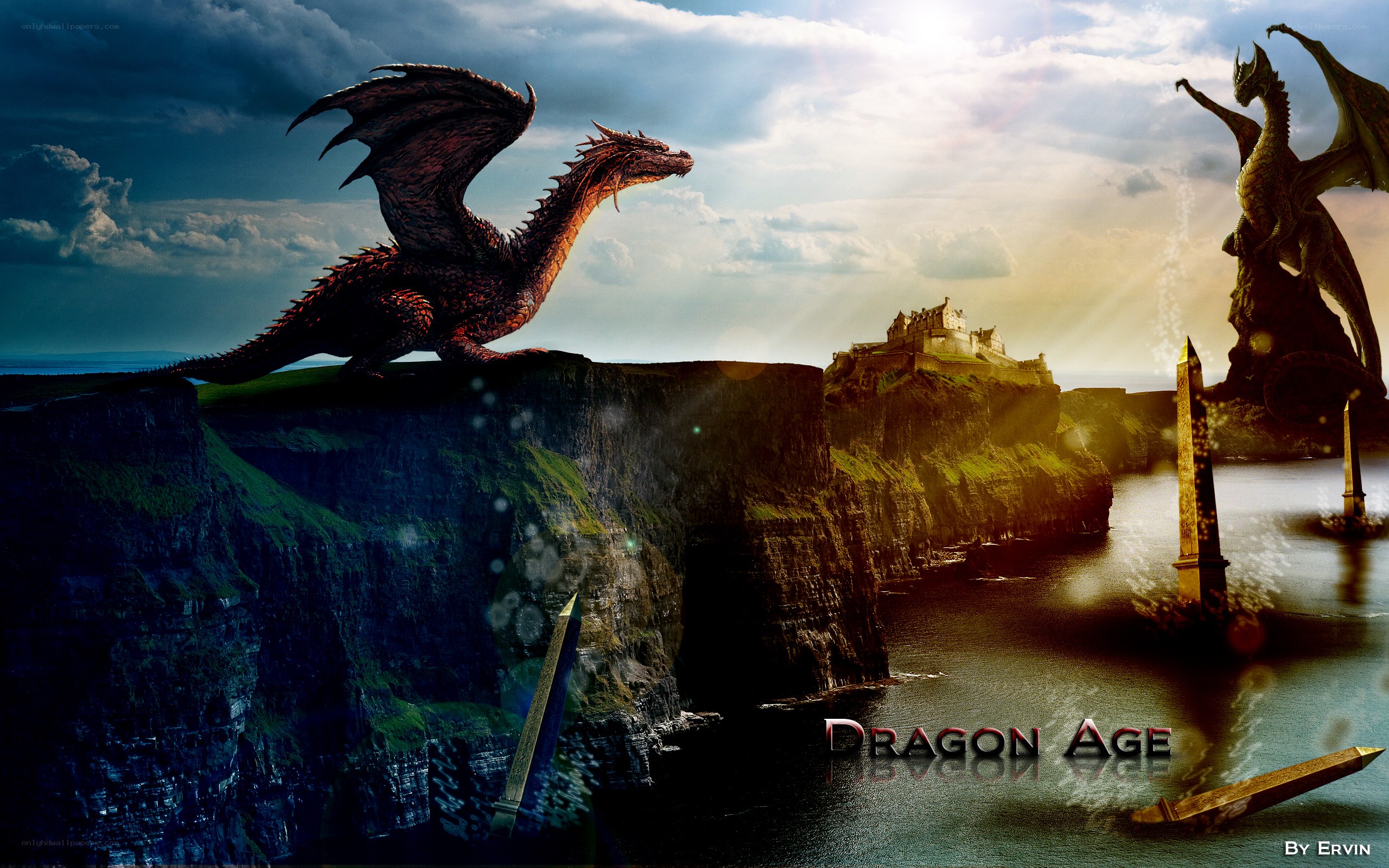 Dragon Age fantasy landscape