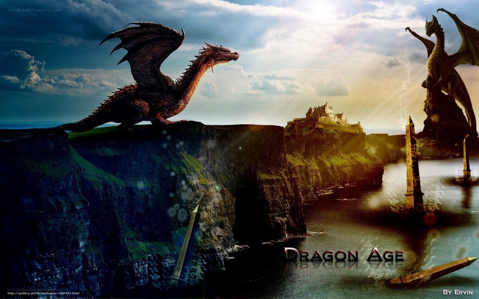 Dragon Age fantasy landscape