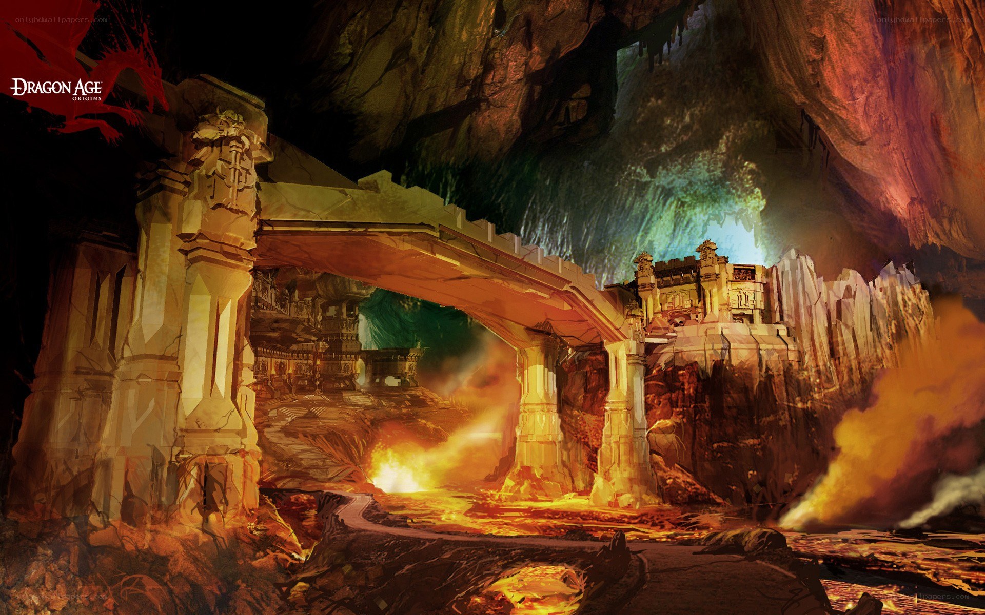 Dragon Age Origins cave concept