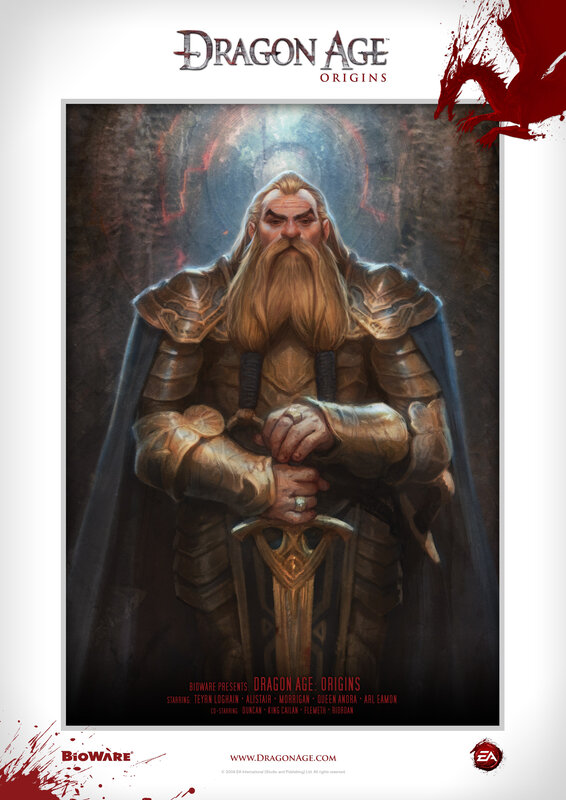 Dragon Age Origins character art