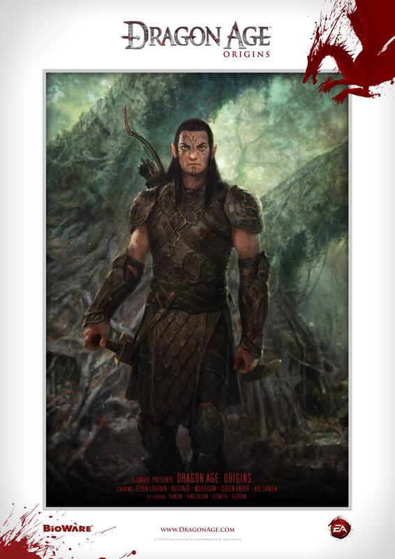 Dragon Age Origins character art