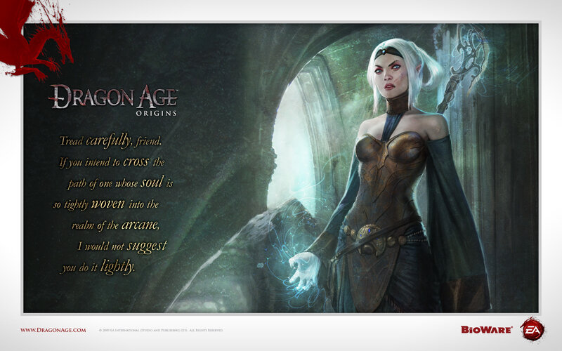 Dragon Age Origins character art