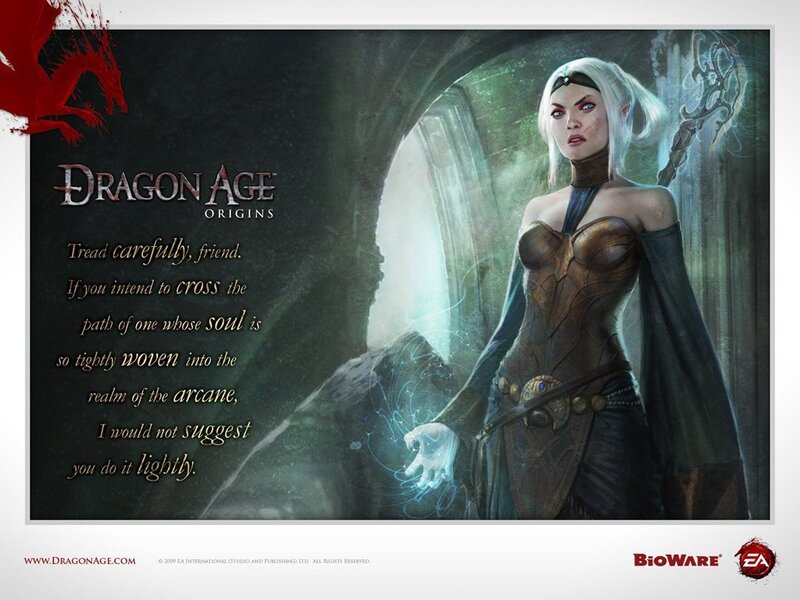 Dragon Age Origins character art