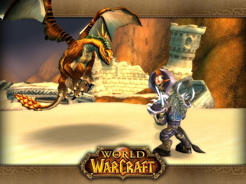 Dragon and Armored Character — Brown