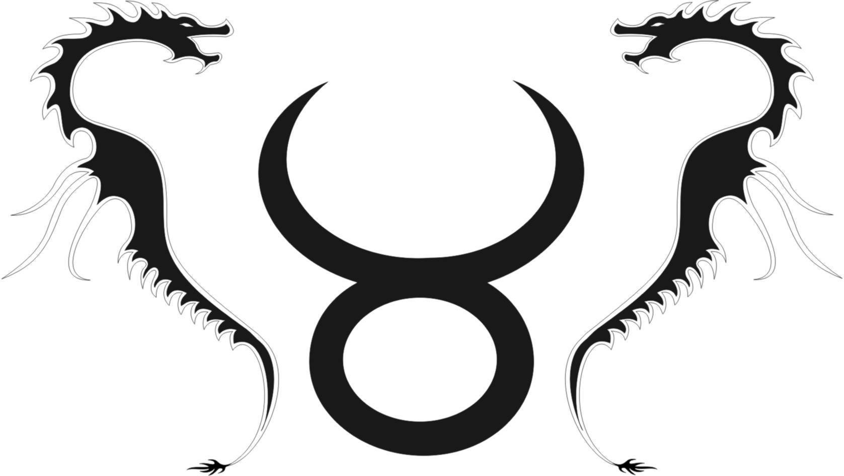 dragon and bull symbol