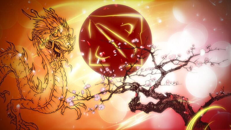 Dragon and Cherry Blossom