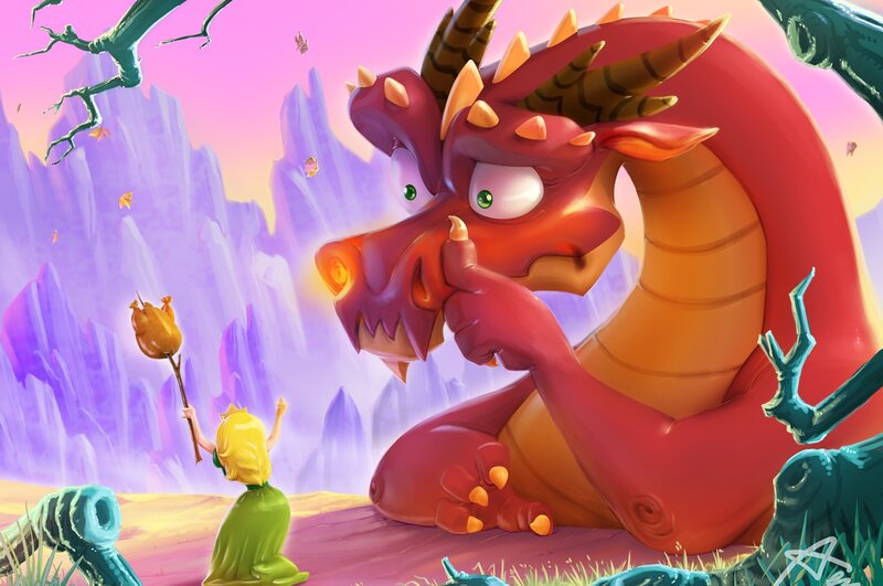 Dragon and Girl