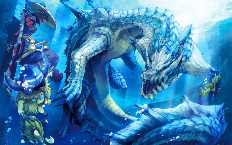Dragon and Hunters Underwater
